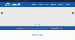 Desktop Screenshot of ehostpk.com